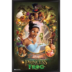 Trends International Disney The Princess And The Frog - One Sheet Framed Wall Poster Prints - 1 of 4