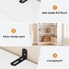 Corner Bookshelf 72.8 inch, 5 Tiers Large Wood Bookcase Corner Bookcases L Shaped Shelf Storage Rack for Living Room Office - 4 of 4