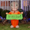 Gemmy 3.5 ft Airblown® Blowup Inflatable Trick 'r Treat Sam Halloween Decoration Outdoor Decoration - Orange - 3 of 3