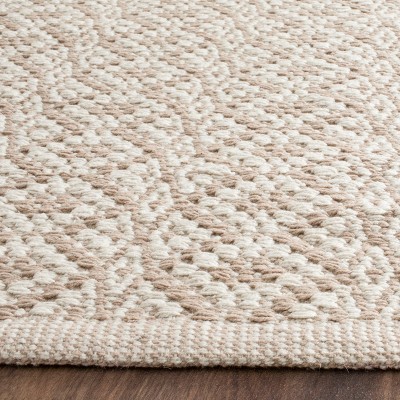 Coastal Charm Ivory Cotton 8' x 10' Hand-Woven Area Rug