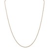 Black Bow Jewelry 1.3mm 14k Yellow Gold Solid Round Snake Chain Necklace - 3 of 4