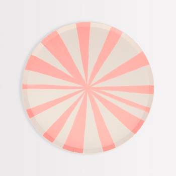 Meri Meri Pink Stripe Side Plates (Pack of 8)