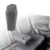 Unique Bargains Car Trash Can Rhinestones Portable Car Cup Holder Plastic Trash Bin White 1 Pcs - 3 of 4