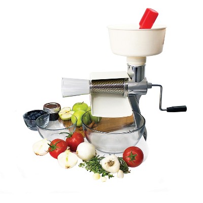 CAREY® Food Strainer with Clamp Base in White