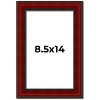 PosterPalooza | Photo Size Weathered Red Picture Frame - UV Acrylic, Foam Board Backing, Hanging Hardware - 2 of 4