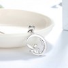 Fairy Moon Pendant Chain Necklace for Women Sterling Siver Ginger Lyne Collection - 3 of 4