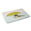Deny Designs Surfy Birdy Buttons Kaluhiokalani 70s Surf Legend Memory Foam Bath Mat Blue - 2 of 4