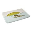 Deny Designs Surfy Birdy Buttons Kaluhiokalani 70s Surf Legend Memory Foam Bath Mat Blue - image 2 of 4