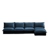 NicBex Couches for Living Room Single Deep Seat Sofa Couch Fabric Slip-covered Armchair with 1 Big Back Cushion and 2 Big Toss Pillows - 3 of 4
