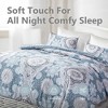 Captiva Designs 100% Cotton Printed Comforter Set, Floral Pattern Bedding with Microfiber Fill, Soft, Lightweight and Breathable - 3 of 4
