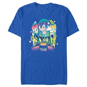 Men's Sonic the Hedgehog Trio Friends T-Shirt - 1 of 4