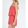 Women's Bandana Strapless Romper - Honey Punch - 2 of 3