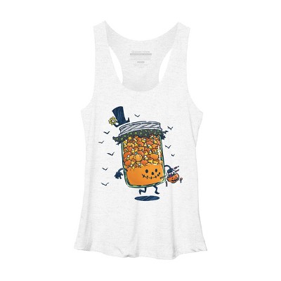 Women's Design By Humans Halloween Jam By nickv47 Racerback Tank Top