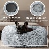 Dog & Cat Bed for Indoor Cats, 20in Calming Donut Bed for Puppy and Kitten, Washable Round Fluffy Pet Bed for Small Medium Dogs and Cats - 3 of 4