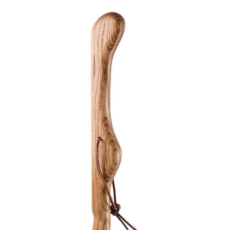 Brazos Twisted HitchHiker Tan Oak Wood Walking Stick 58 Inch Height, 3 of 8