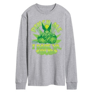 Men's - Marvel - St. Patrick's Day Pinch Me Long Sleeve Graphic T-Shirt - 1 of 4