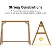 Real Relax Wooden A-Frame Porch Swing Stand with Extra Bottom Connection Board,660 Lbs Weight Capacity for Outdoor,Patio,Garden,Backyard - 4 of 4