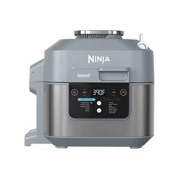 Ninja Speedi Rapid Cooker & Air Fryer, SF301, 6qt., 12-in-1 Functionality, 15-Minute Meals, Sea Salt Gray