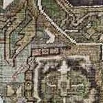 charcoal, sage, medium green