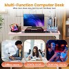 FDW Computer Desk 32/39/47/55 inch Length Study Writing Table Adjustable feet for Home Office - 4 of 4