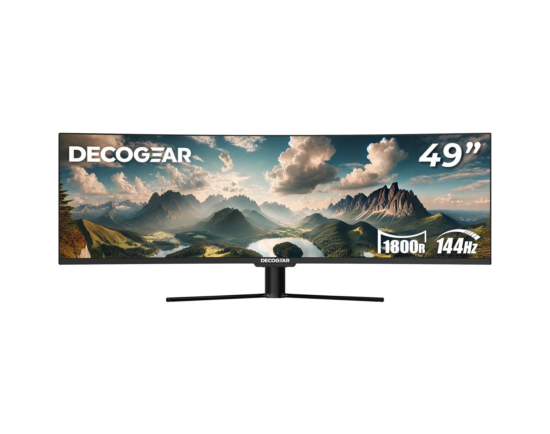 Deco Gear 49" Curved Ultrawide LED HDR400 144Hz VA Gaming Monitor