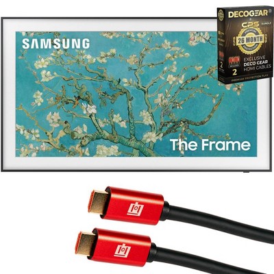 Samsung 32 inch The Frame QLED HDR 4K Smart TV (2023) + 26 Month Extended Protection Kit