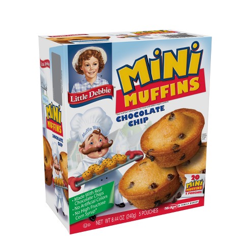 Little Debbie Chocolate Chip Mini Muffins - 8.44oz/5ct : Target