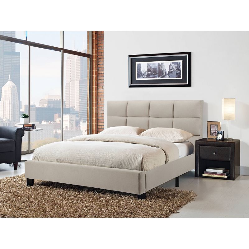 Zelda Upholstered Platform Bed - Lifestyle Solutions, 4 of 7