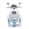 12V 2 Motors Kids Ride On Motorcycle, 2 Seater Electric Scooter Toy w/Music, Bluetooth, USB, Flip Seat, Storage Hooks & Oversized Trunk (Ages 3-6) - 2 of 4