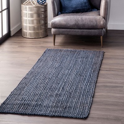 Nuloom Hand Woven Farmhouse Jute Indoor Area Rug