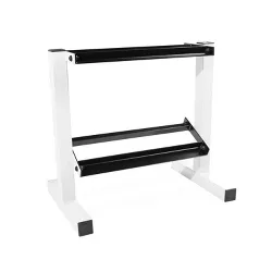 CAP Barbell Dumbbell Storage Weight Rack -White
