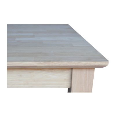 Elegant Shaker-Style 30" Square Solid Wood Bar Height Table