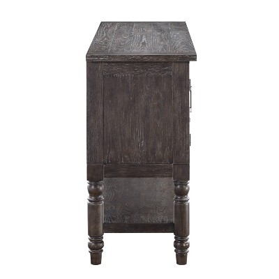 Hutchins 60" Washed Espresso Wood Server