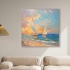 Art Remedy Sailboats in the Sunset Chic Coastal Wall Art Framed - 2 of 4