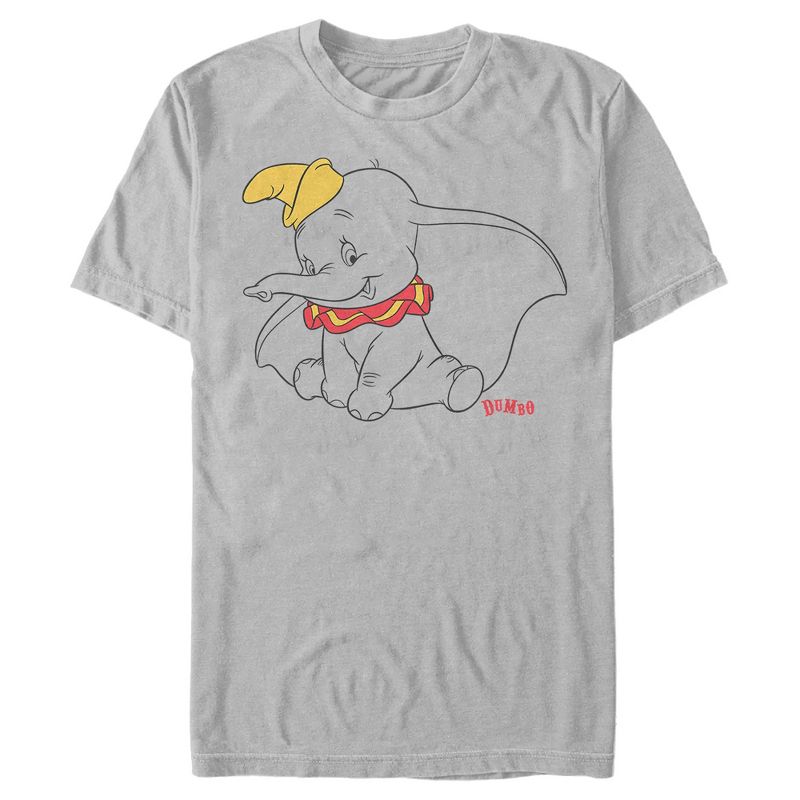 Men's Dumbo Sitting Cutely T-Shirt, 1 of 5