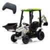 Ride on Excavator Bulldozer, 12V Kids Electric Vehicle with Remote Control, Front Loader, Digger, Horn, Adjustable Seat, Excavator Ride on Car Toy - 2 of 4