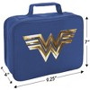 Wonder Woman Golden Logo Insulated Soft Sided Lunch Box - 2 of 4