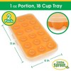 Silicone Baby Food Storage Tray (2 Pack) - Pop Out 1oz Portion Silicone Freezer Tray - Non Toxic, BPA & PVC Free - Great Gift for Parents - 3 of 4