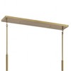 Torvee™ 42" 5 Light Linear Chandelier Brushed Natural Brass - 4 of 4
