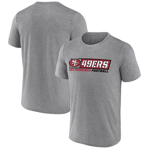 Nfl San Francisco 49ers Men s Gray Athleisure T shirt Target