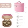 Generic Makeup Bag Vanity Case with Divider and Handle, Aesthetic Makeup Bags, - 4 of 4