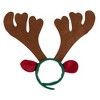 Juvale Set of 6 Reindeer Antlers Headband and Red Nose for Kids Holiday Christmas Xmas Costume Accessories - 4 of 4