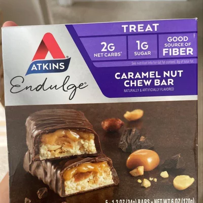 user image by Delaware Gal 2021, Atkins Endulge Caramel Nut Chew Bar