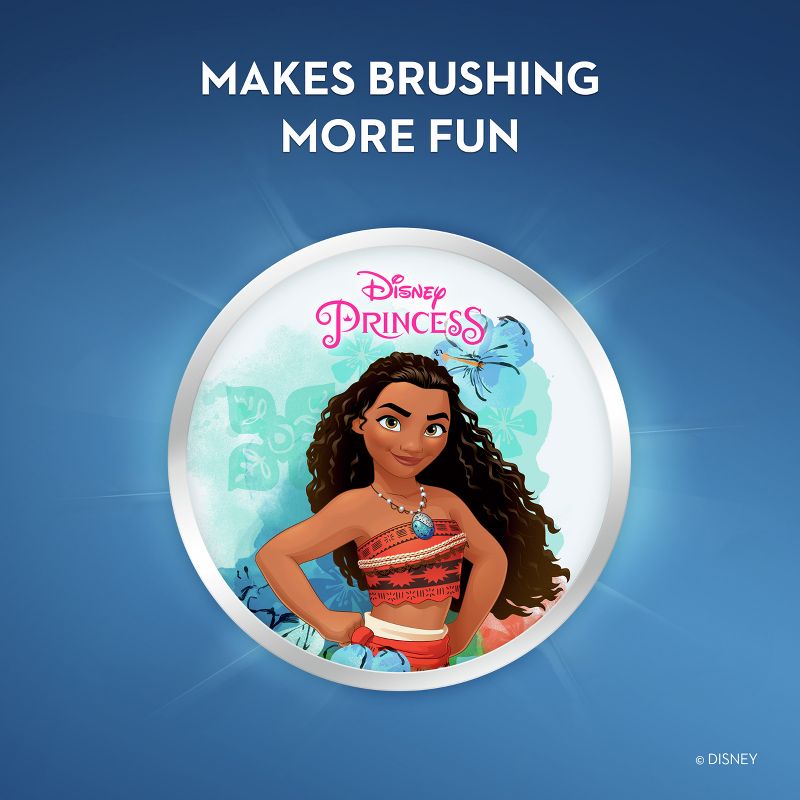 Oral-B Kid&#39;s Battery Toothbrush featuring Disney Princess, Soft Bristles, for Kids 3+, 5 of 12