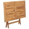 vidaXL Folding Patio Table 47.2Inchx27.6Inchx29.5Inch Solid Teak Wood - 4 of 4