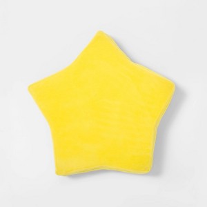 Sensory-Friendly Water-Resistant Star Floor Cushion with Machine-Washable Cover Yellow - Pillowfort