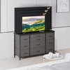 Dresser TV Stand , Media Console Table with 8-10 Drawers, Entertainment Center for 55/50/43 Inch TV - 4 of 4