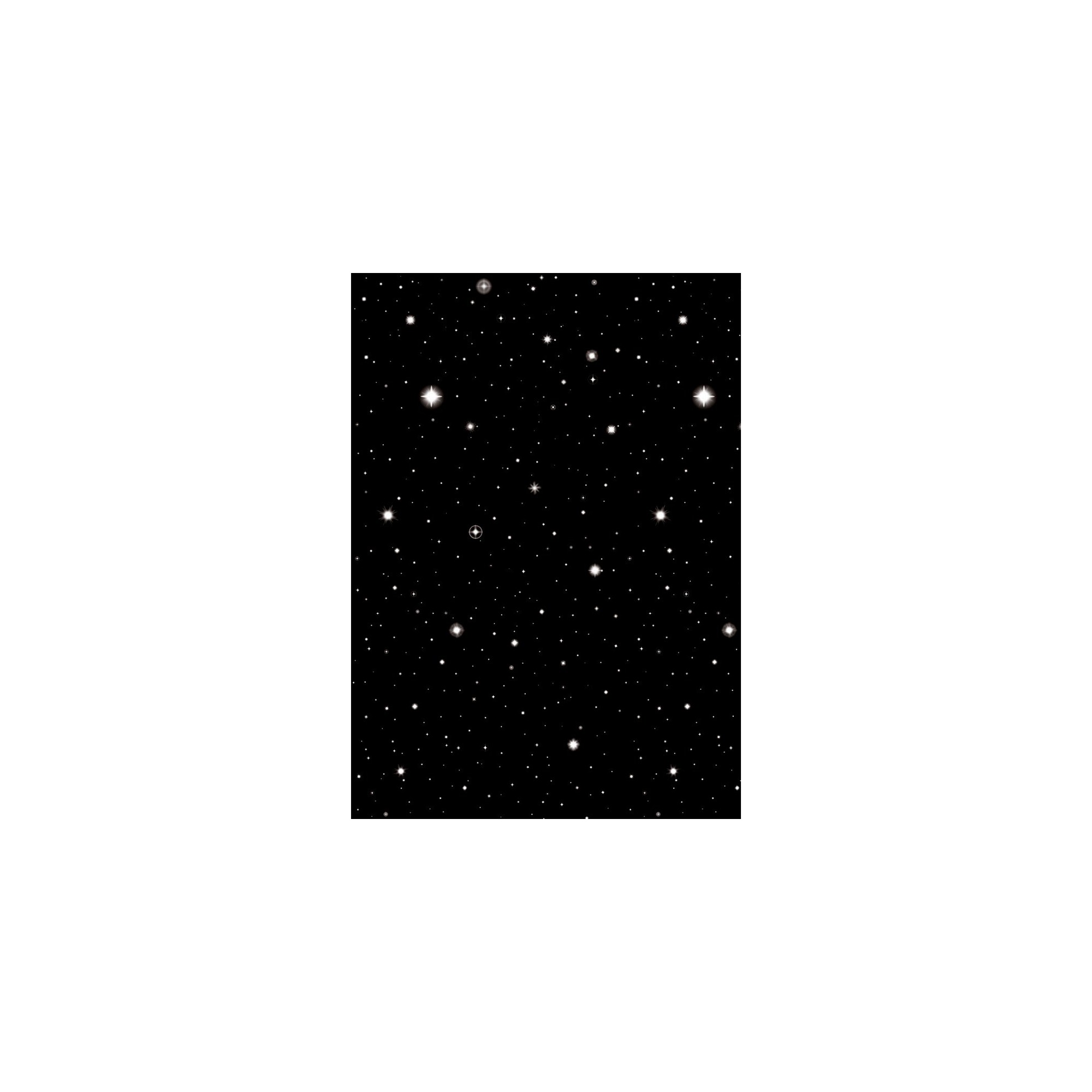 Hollywood Starry Night Party Room Roll Backdrop, Black