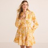 Lands' End Women's Poplin Button Front Dress with Godets - 4 of 4