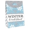 Big Dot of Happiness Winter Wonderland - Snowflake Holiday and Winter Wedding Gift Favor Bags - Party Goodie Boxes - Set of 12 - 3 of 4